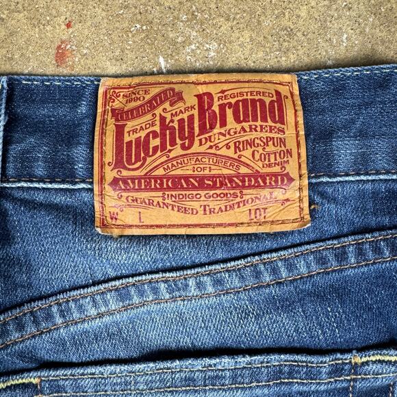 Y2K Lucky Brand Sweet N Low Women’s Jeans Size 2/26 Blue Bootcut Mid Rise‎ Denim - Picture 6 of 14